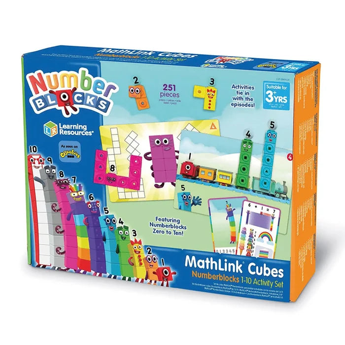Numberblocks Mathlink Cubes Numberblocks 1 - 10 Set - ebebek - Black Friday