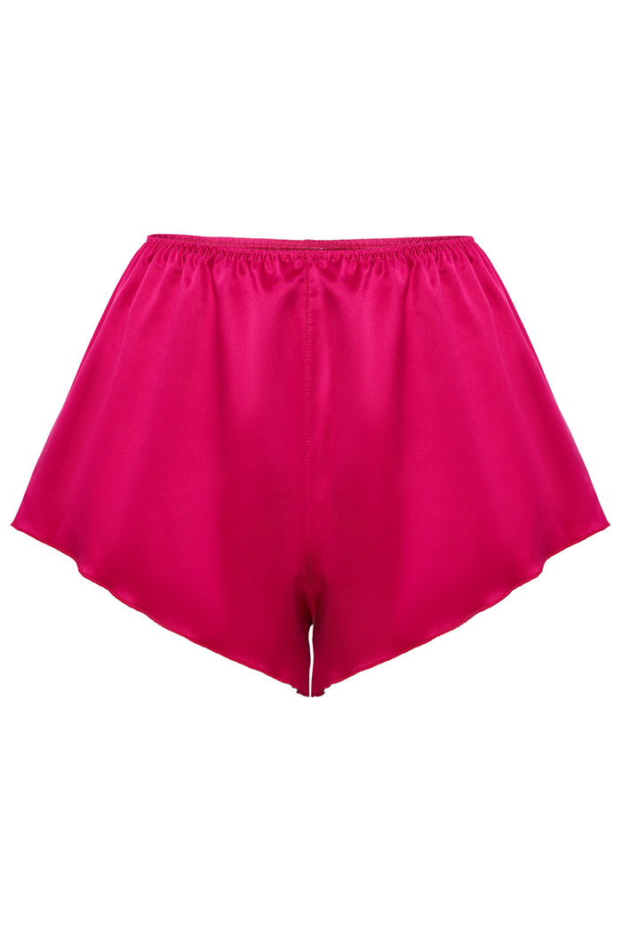 Numi Fuchsia shorts for YULIA NELSON
