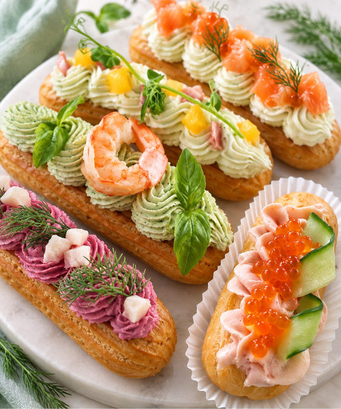 October 2 @ 6:00 PM - Savory Eclairs