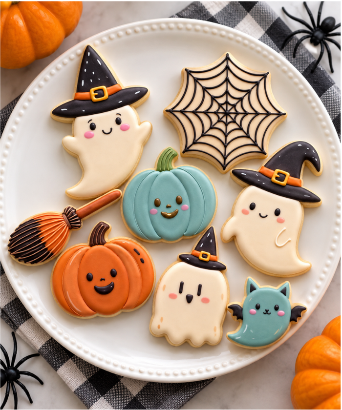 October 22 @ 6:00 PM - Royal Icing Cookie Decorating: Halloween Edition