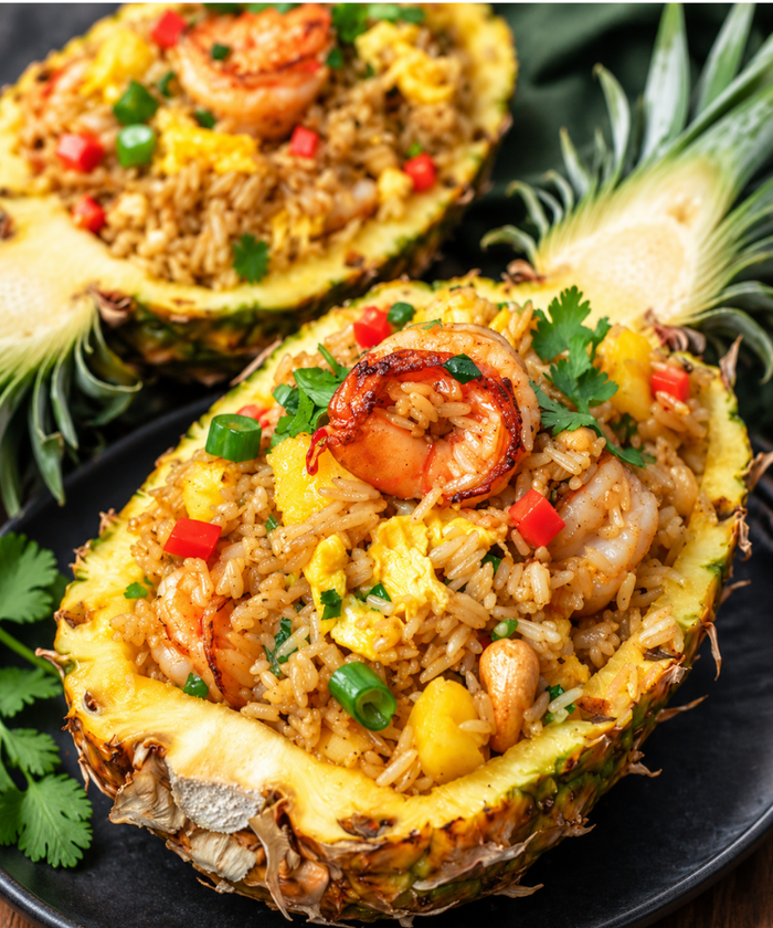 October 23 @ 6:00 PM - DATE NIGHT: Thai Fried Rice & Garlic Shrimp