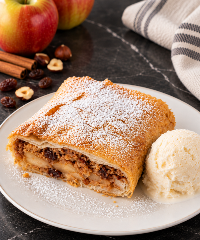 October 8 @ 6:00 PM - A TASTE OF AUSTRIA: Apple Strudel