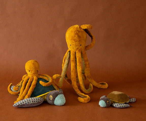 Octopus Plush (large) - Stuffed Toy - Moulin Roty - Babies in Bloom