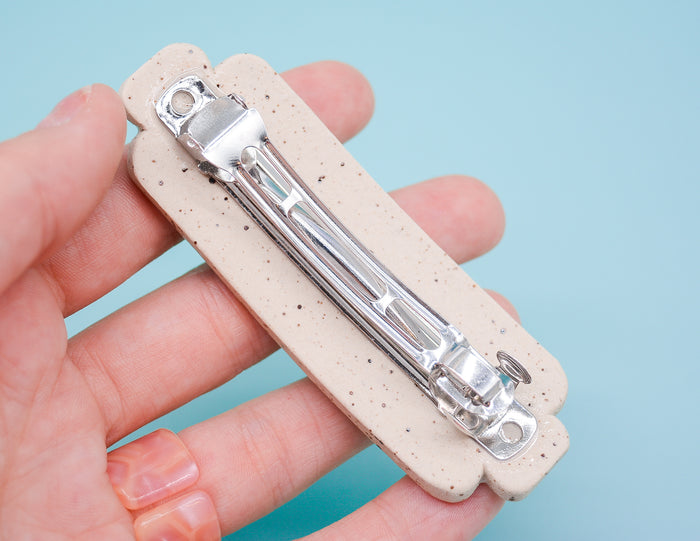 Old Blue Car Barrette