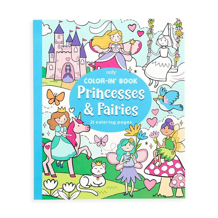 Ooly – Color-in Book in Princesses and Fairies