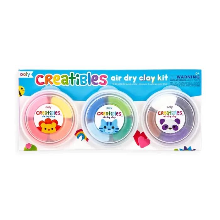 Ooly – Creatibles Air Dry Clay Kit Set of 12 Colors