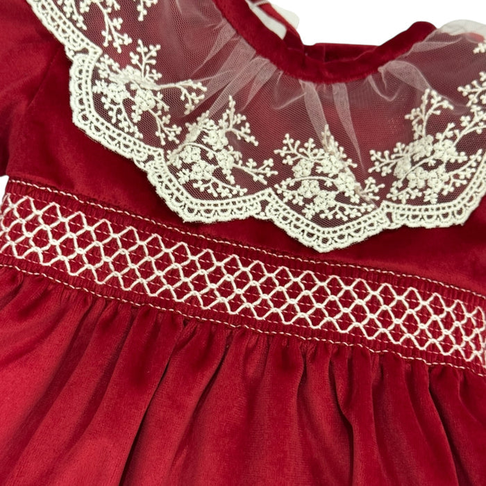 Ophelia Lace Velvet Dress