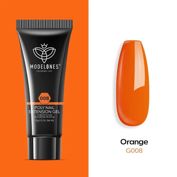 Orange - Poly Nail Gel (15g) Poly Nail Gel MODELONES #