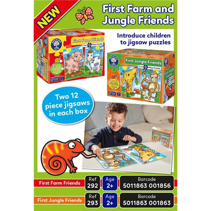 Orchard Toys First Jungle Friends Jigsaw Puzzles - ebebek - Black Friday