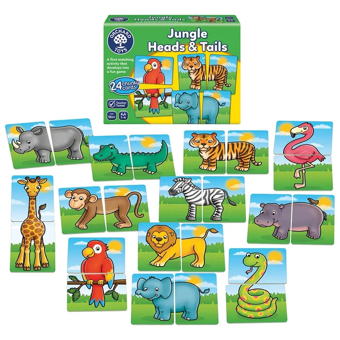 Orchard Toys Jungle Heads and Tails Game - ebebek - Black Friday