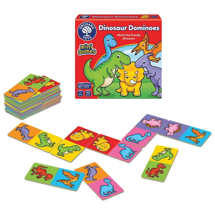 Orchard Toys Mini Games - Dinosaur Dominoes - ebebek - Black Friday