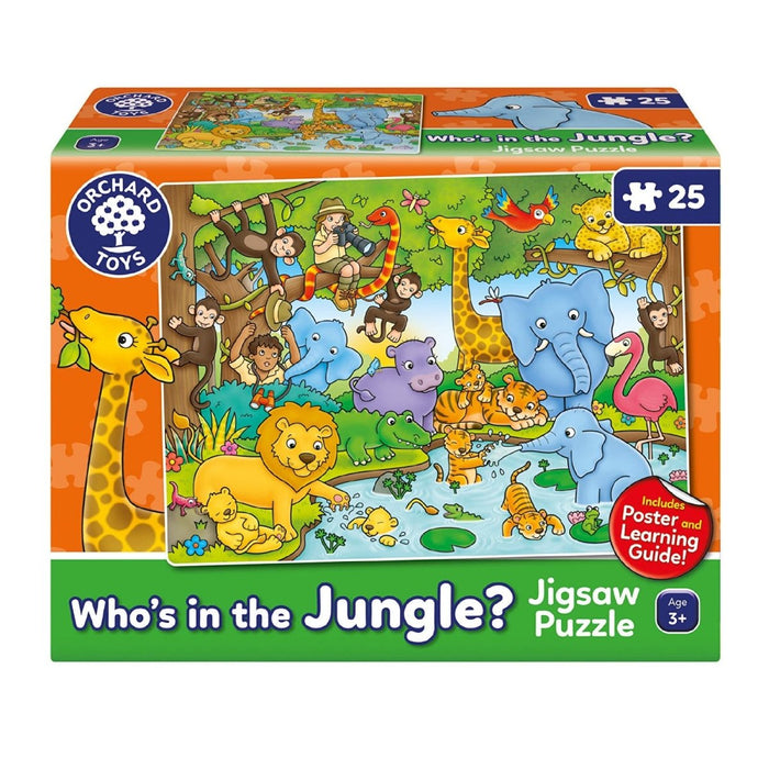 Orchard Toys Who's In The Jungle? Jigsaw Puzzle - ebebek - Black Friday