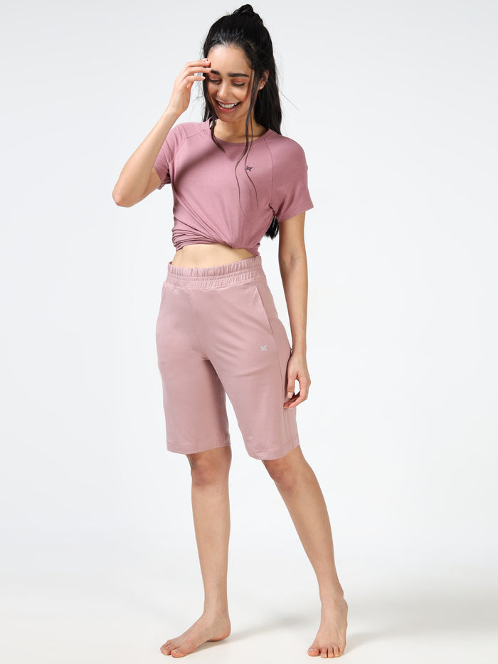 Organic Bamboo Knee Length Shorts for Women – Ecobreeze