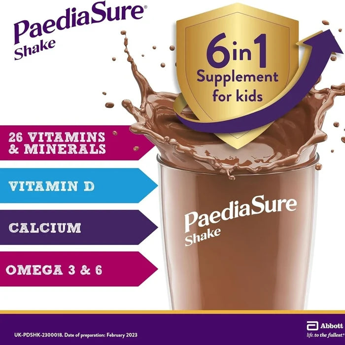 PaediaSure Shake Chocolate Flavoured 800ml (4x200ml) - ebebek - Black Friday