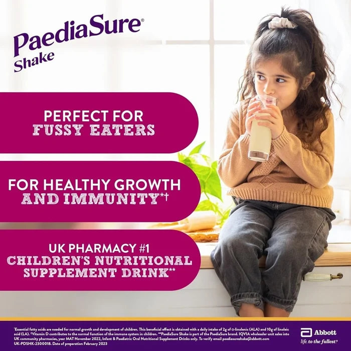 PaediaSure Shake Vanilla Flavoured Nutritional Supplement Powder for Kids 850g - ebebek - Black Friday