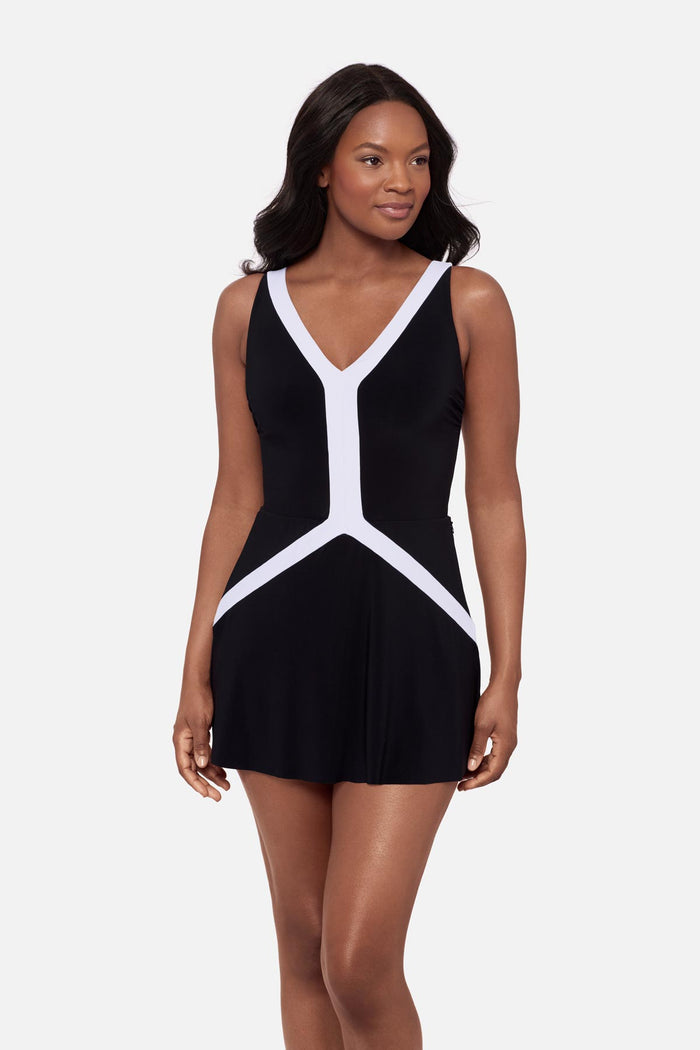Paix Swim Dress in Spectra