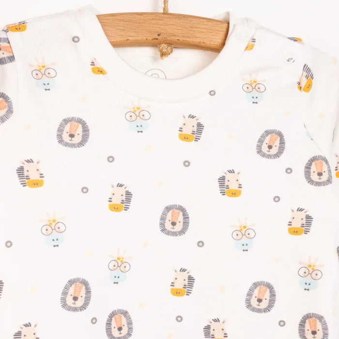 Pambuliq Baby Boy Long Sleeve Pyjamas Set - Dark Yellow - ebebek - Black Friday