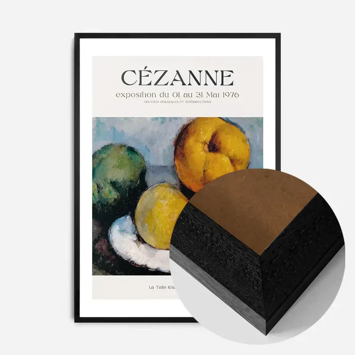 21x30cm | 8¼ x 11¾in / Black Wood Frame