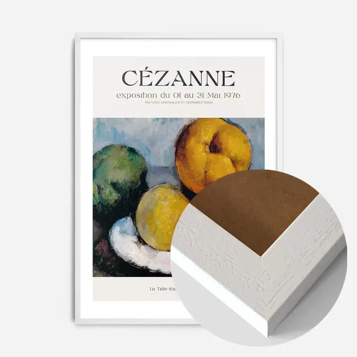 21x30cm | 8¼ x 11¾in / White Wood Frame