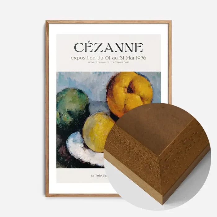 21x30cm | 8¼ x 11¾in / Oak Wood Frame