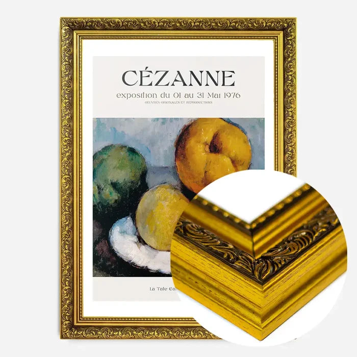 21x30cm | 8¼ x 11¾in / Gold Ornate Frame