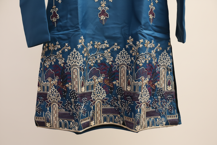 Embroidery Closeup – Plain Background