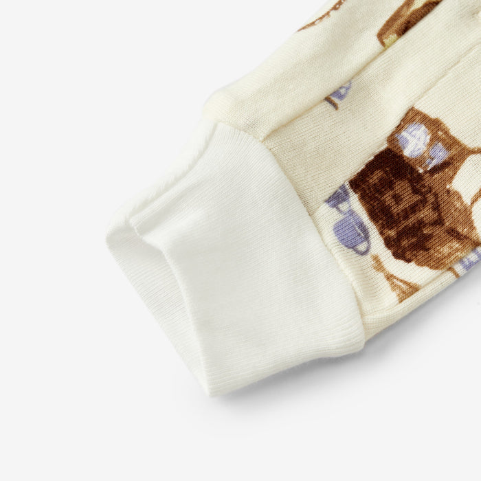 Picnic Organic Cotton Zipper Pajama - Babies in Bloom