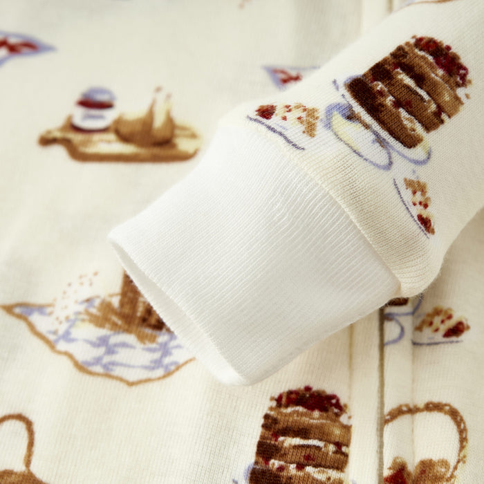 Picnic Organic Cotton Zipper Pajama - Babies in Bloom