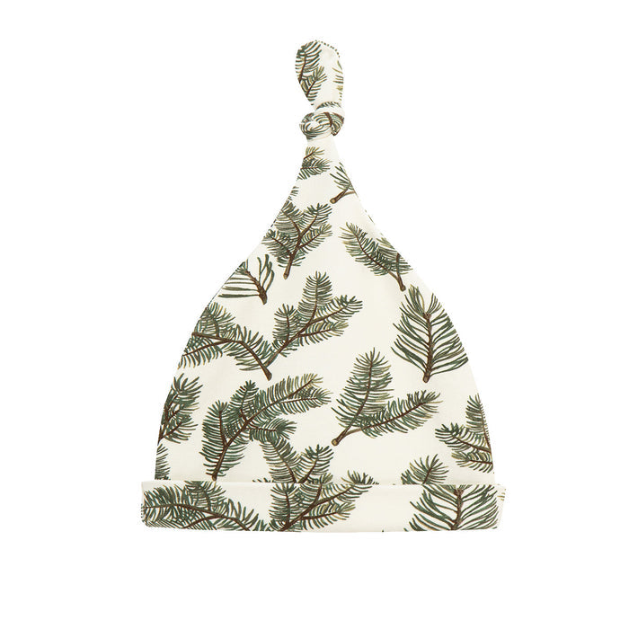 Pine Brushed Newborn Gown & Hat Set - Babies in Bloom