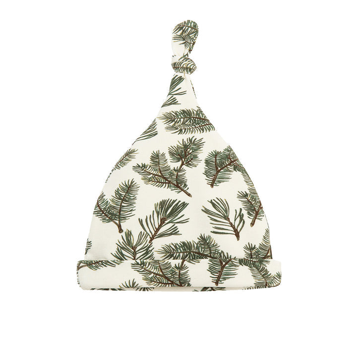Pine Brushed Newborn Gown & Hat Set - Babies in Bloom