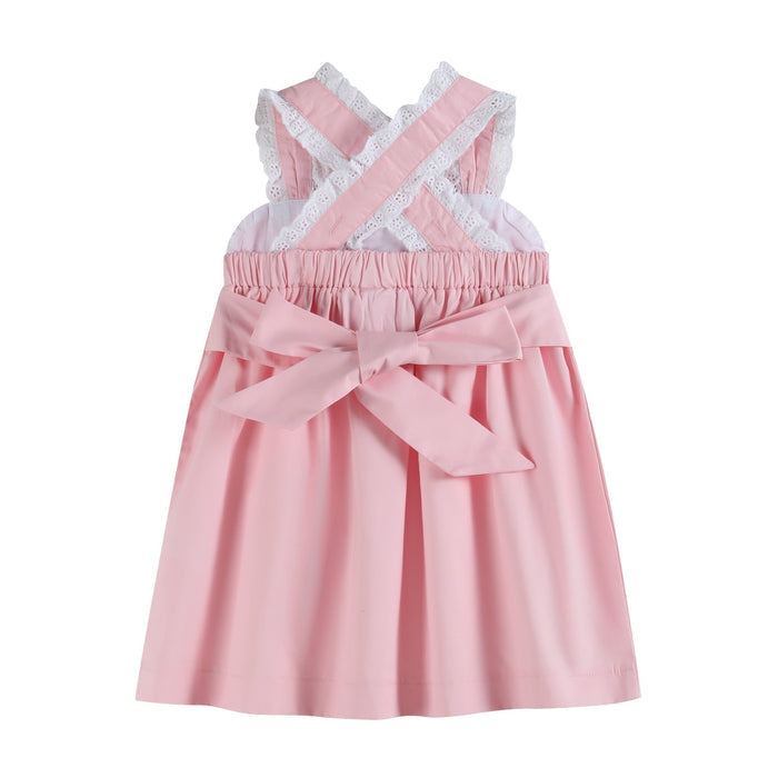 Pink and Lace Piggy Dress - Lil Cactus
