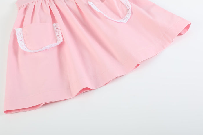 Pink and Lace Piggy Dress - Lil Cactus