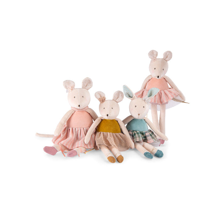 Pink mouse - The Little School of Dance - Moulin Roty - Babies in Bloom