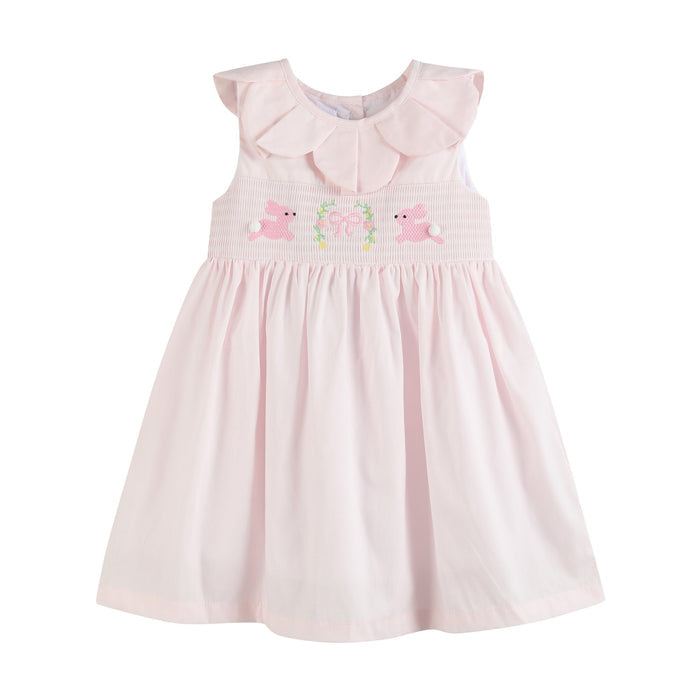 Pink Petal Collared Smocked Dress - Lil Cactus