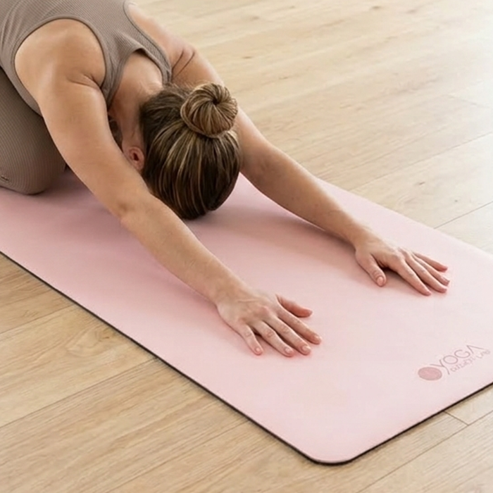 Pink Ribbon Infinity Yoga Mat in 5mm