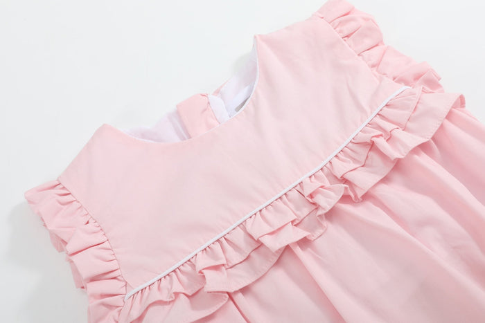Pink Ruffle Jumper Romper - Lil Cactus