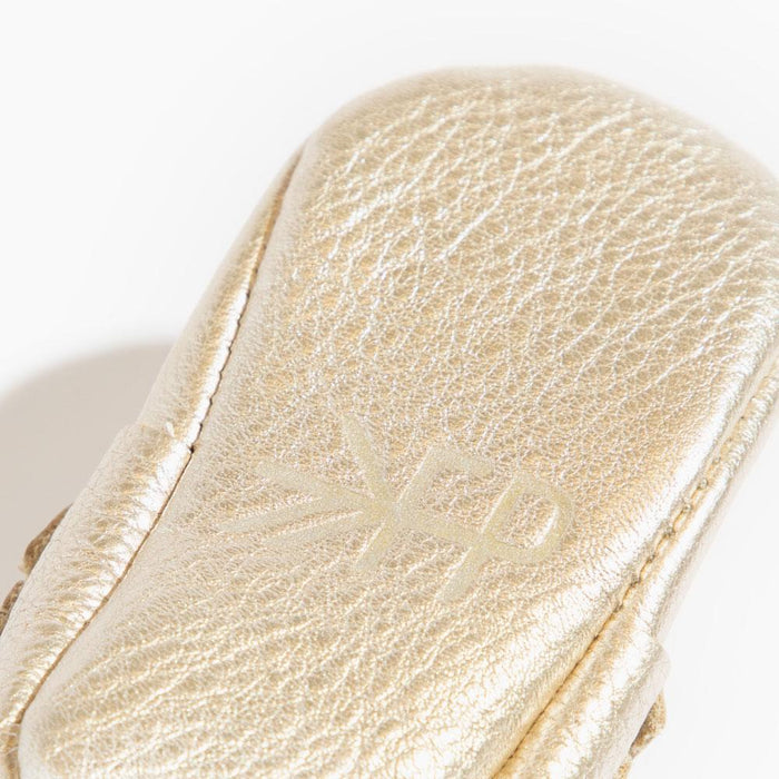 Platinum Moccasin Baby Shoe - Babies in Bloom