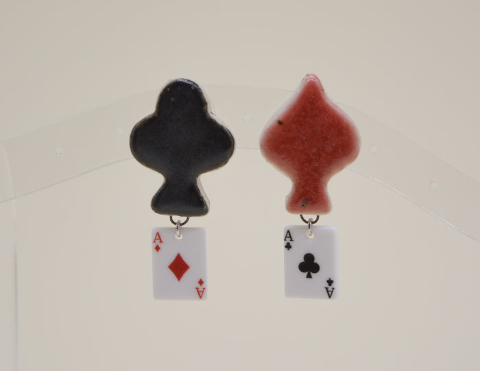 Playing Card Studs