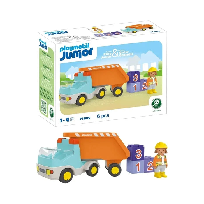 Playmobil Junior 71685 Dump Truck - ebebek - Black Friday