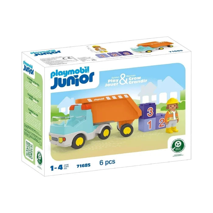 Playmobil Junior 71685 Dump Truck - ebebek - Black Friday