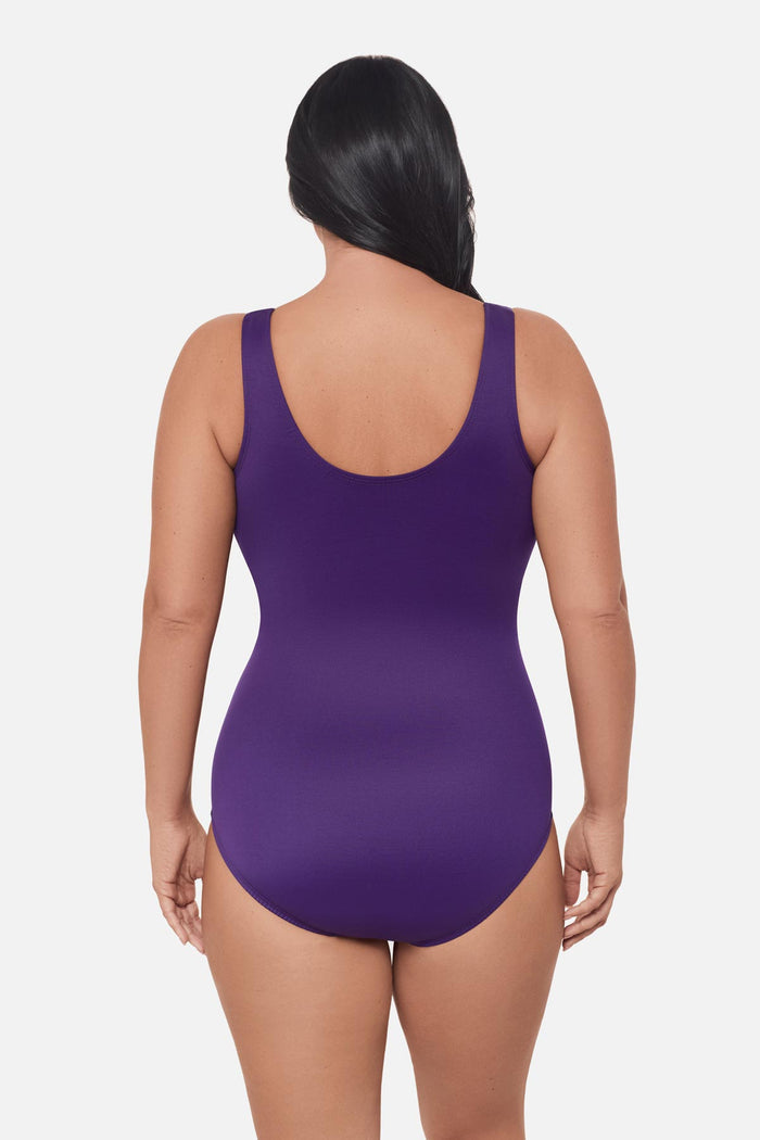 Plus Size Crossover One Piece