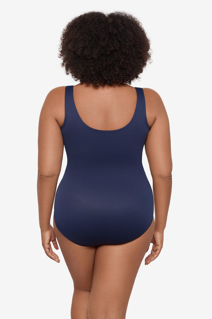 Plus Size Crossover One Piece