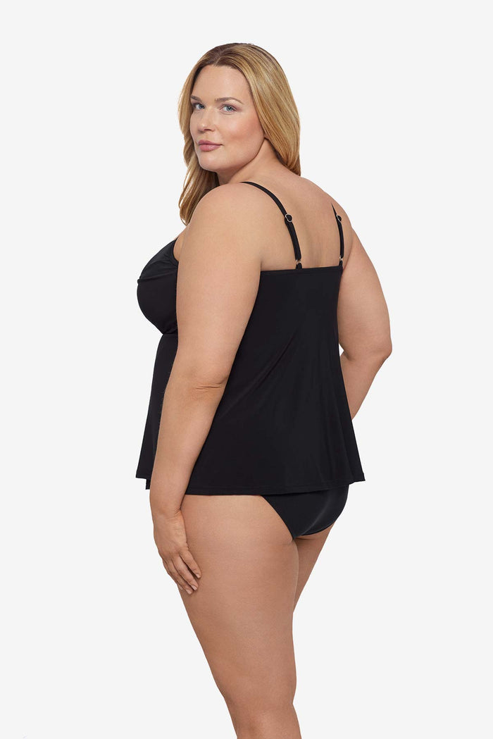Plus Size Love Knot Tankini Top