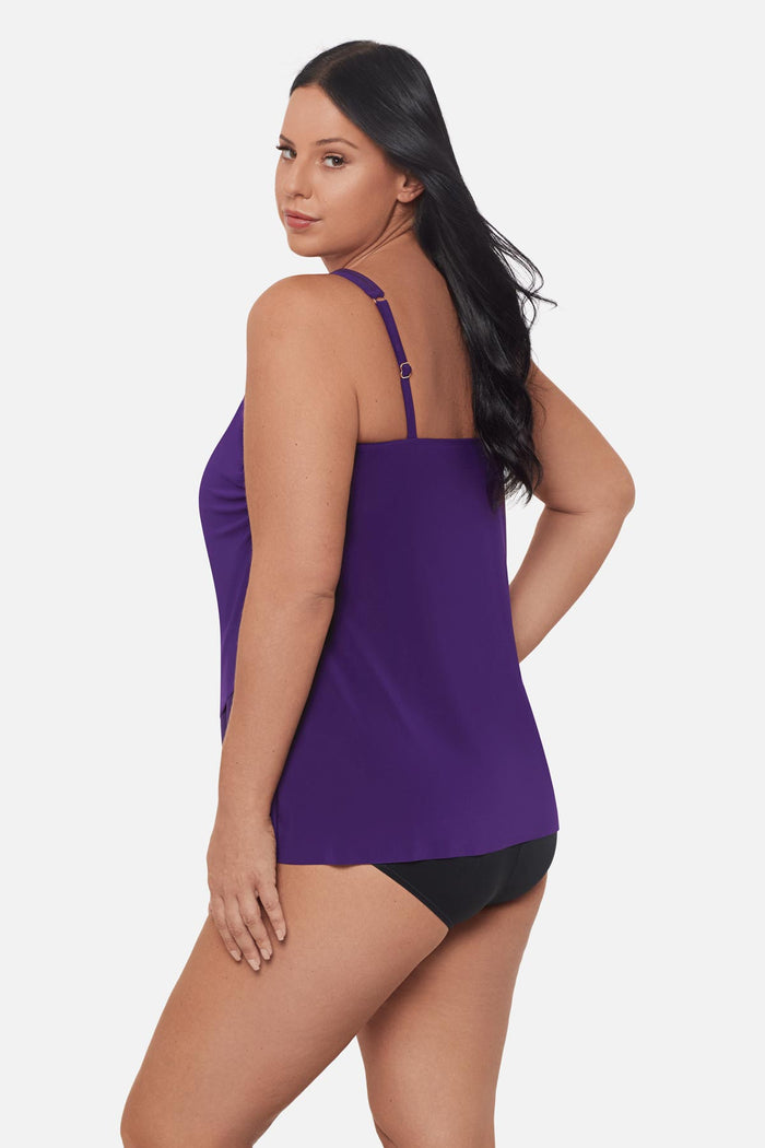 Plus Size Mirage Tankini Top