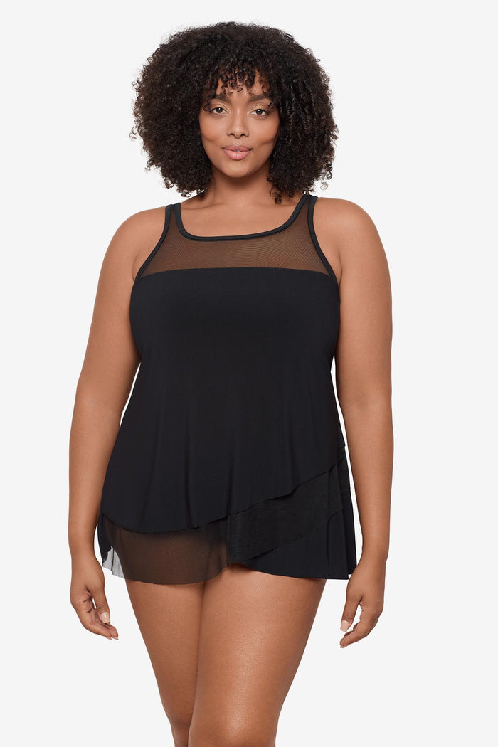Plus Size Mirage Tankini Top