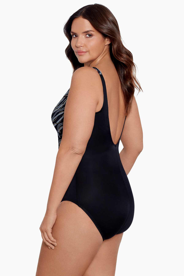 Plus Size Oceanus One Piece in Linked In
