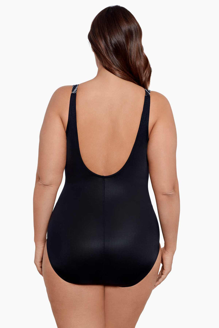 Plus Size Oceanus One Piece in Linked In