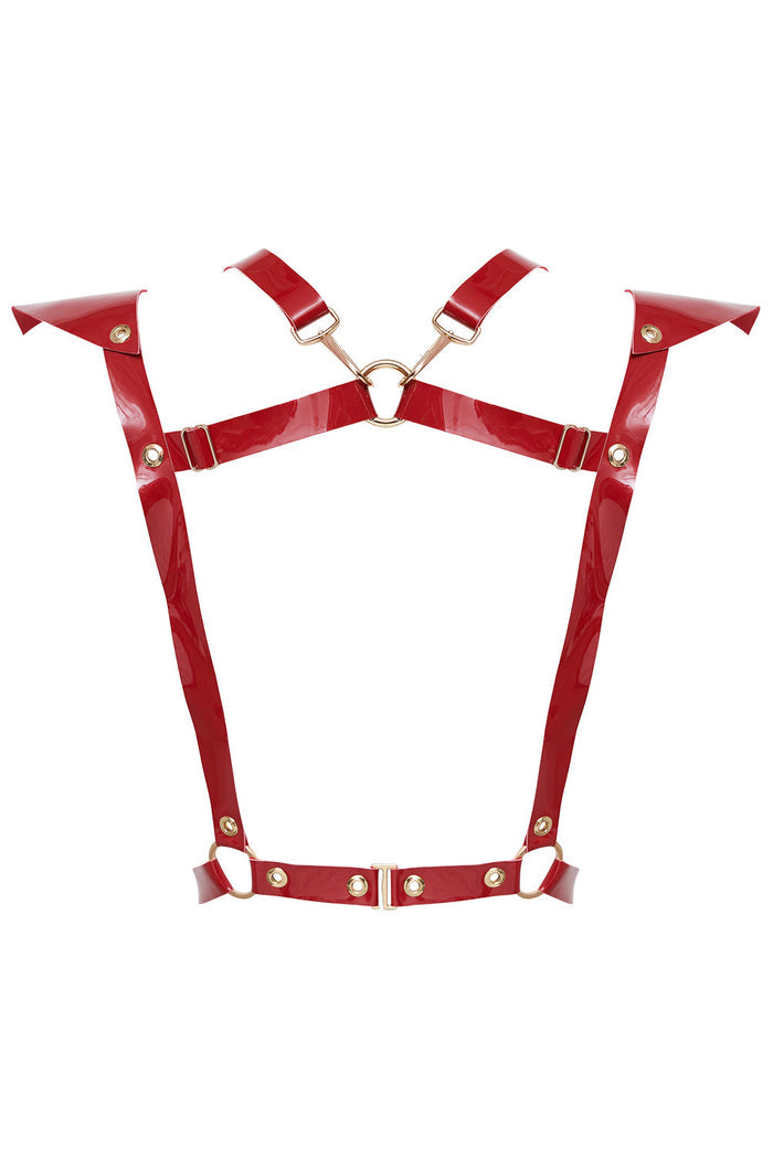 Police Red Transformer bodysuit by Secret Room