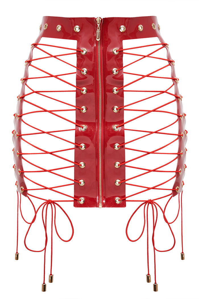 Provocateur Red corset skirt by Secret Room