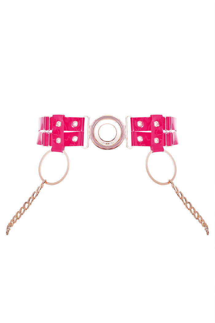 Punk Fuchsia belt by Secret Room